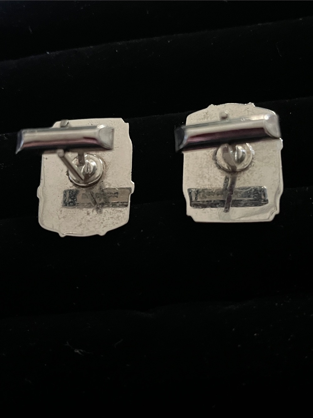 Vintage Santa Fe 26 Locomotive Cufflinks Has Patent # For A Lover Of Trains View 5